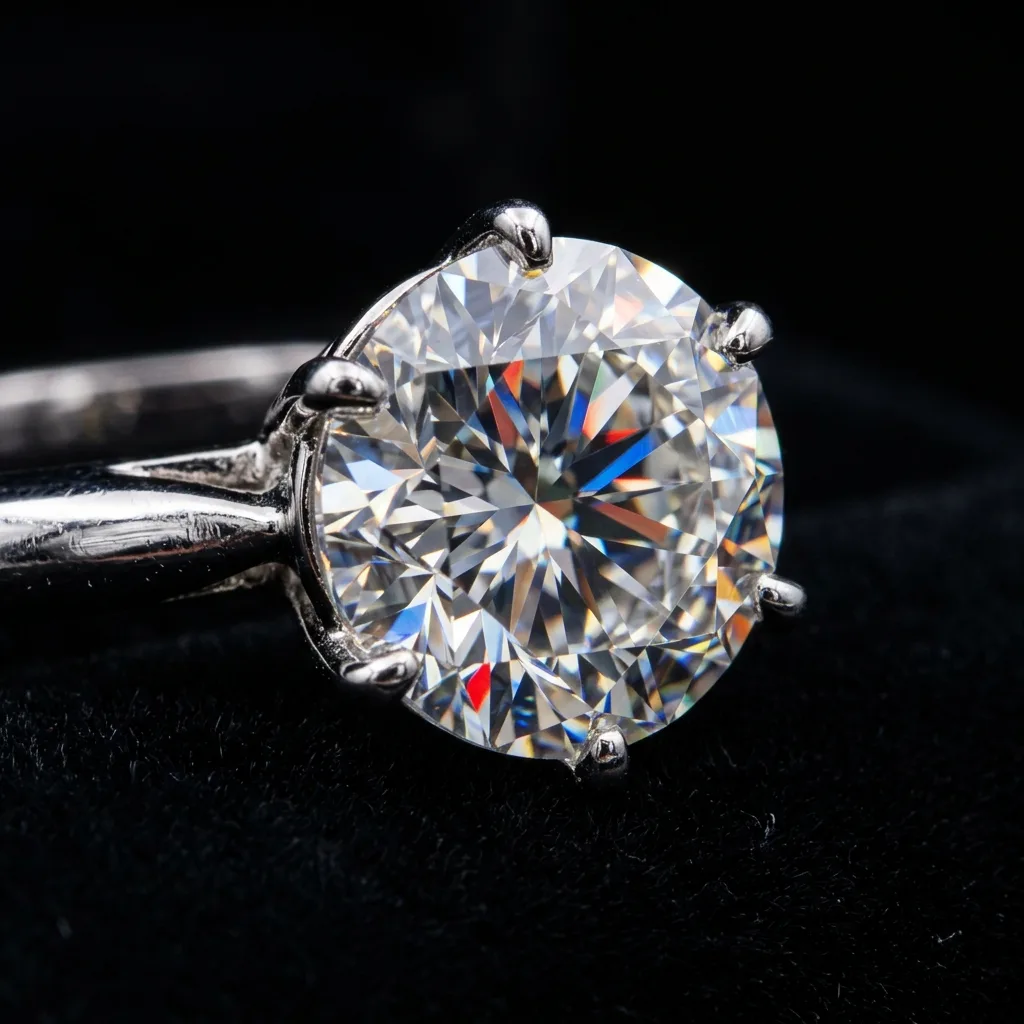 Glamoria's Gems solitaire diamond engagement ring